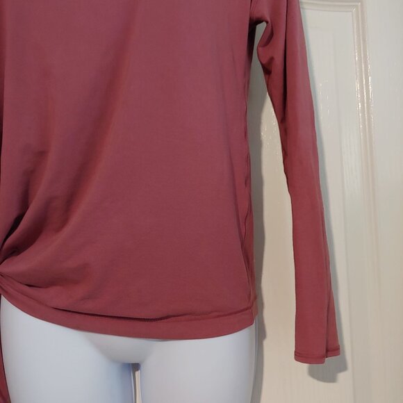 Lululemon To The Point Asymmetrical Tunic Athleisure Misty Merlot Activewear S - Picture 4 of 7